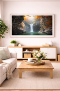 Echoes of the Hidden Falls | 4K Samsung Frame TV Digital Art