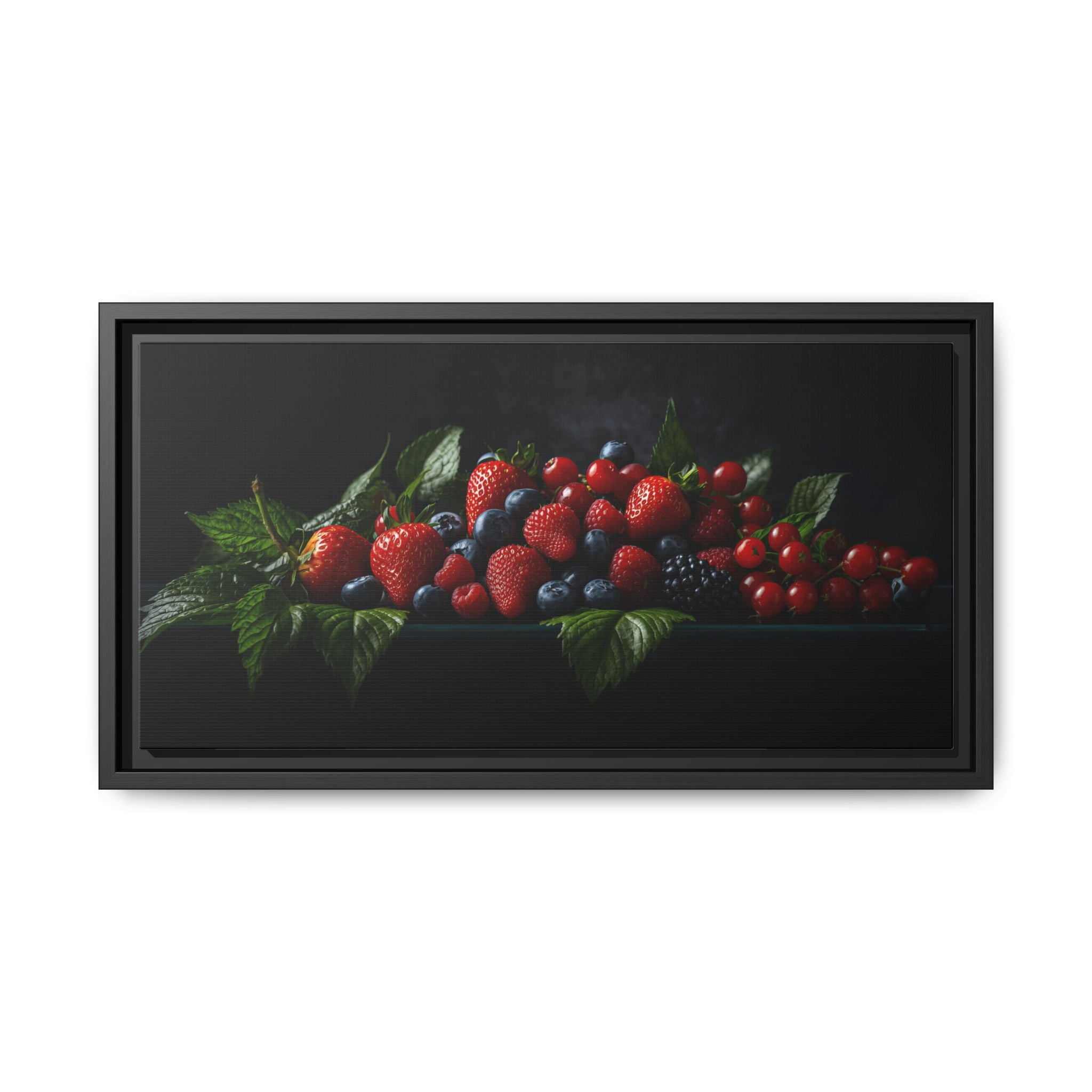 Midnight Harvest | Framed Canvas Art