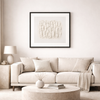 Ivory Plaster Texture Wall Art – Minimal Luxury Framed Prints