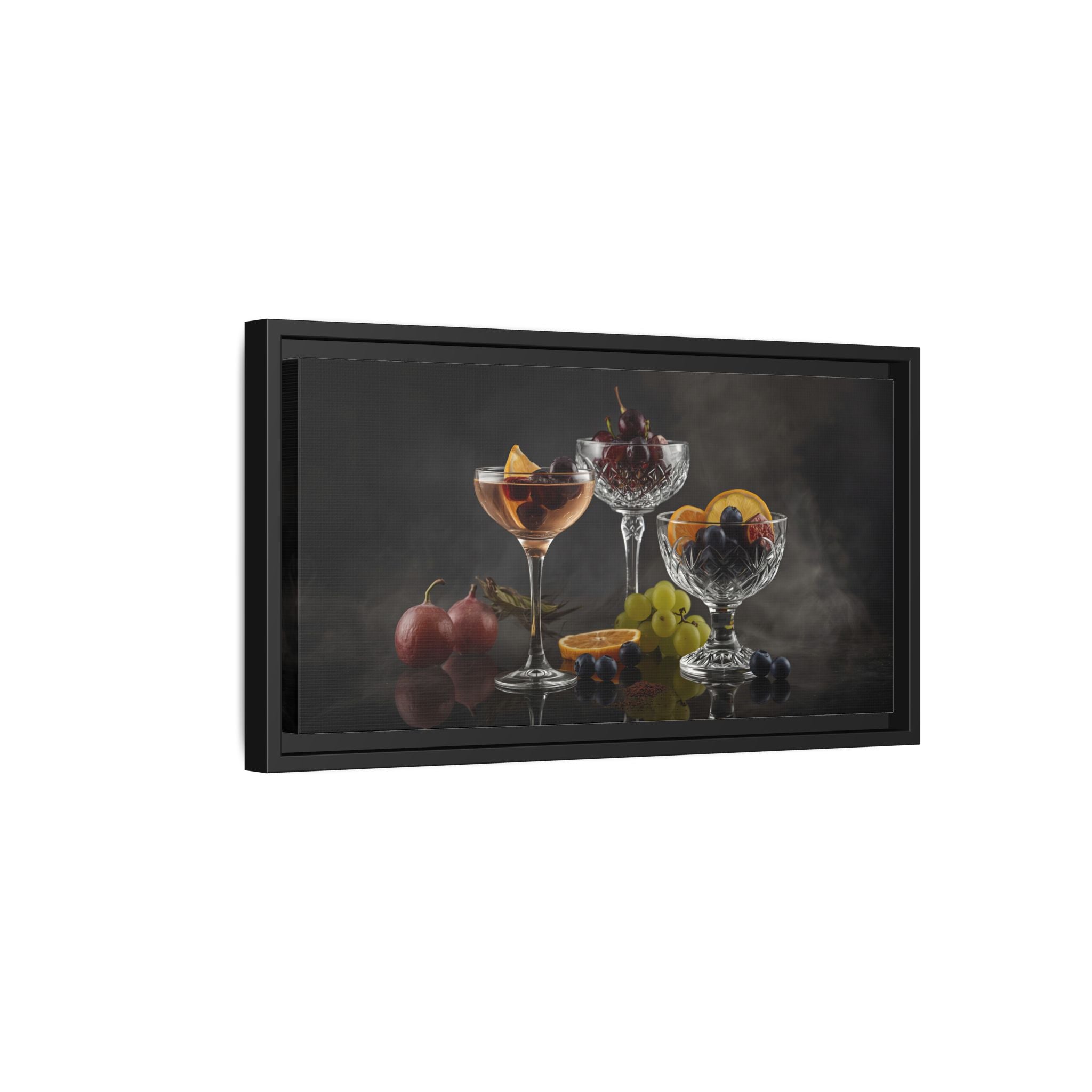 Velvet Evenings  Framed Canvas Art