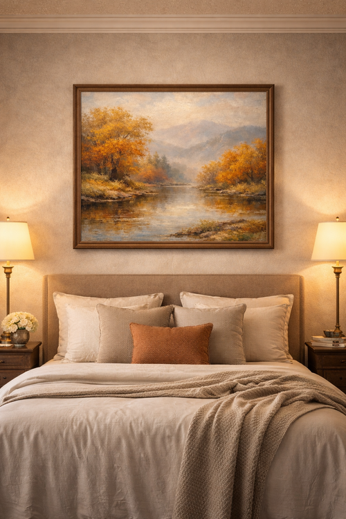 Autumn River Serenity-Sanctuary of Light digital download