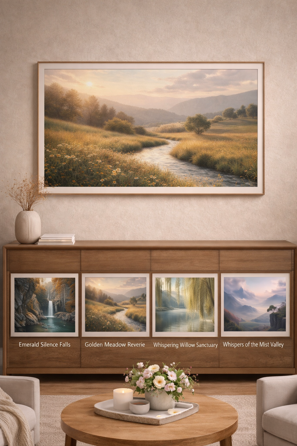 Whispers of Tranquility – Frame TV Art Bundle (5 Pieces)