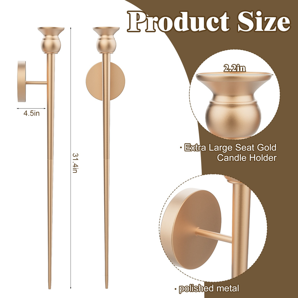 Wall Lighting – Modern Gold Wall Sconces for Elegant Home Decor ...