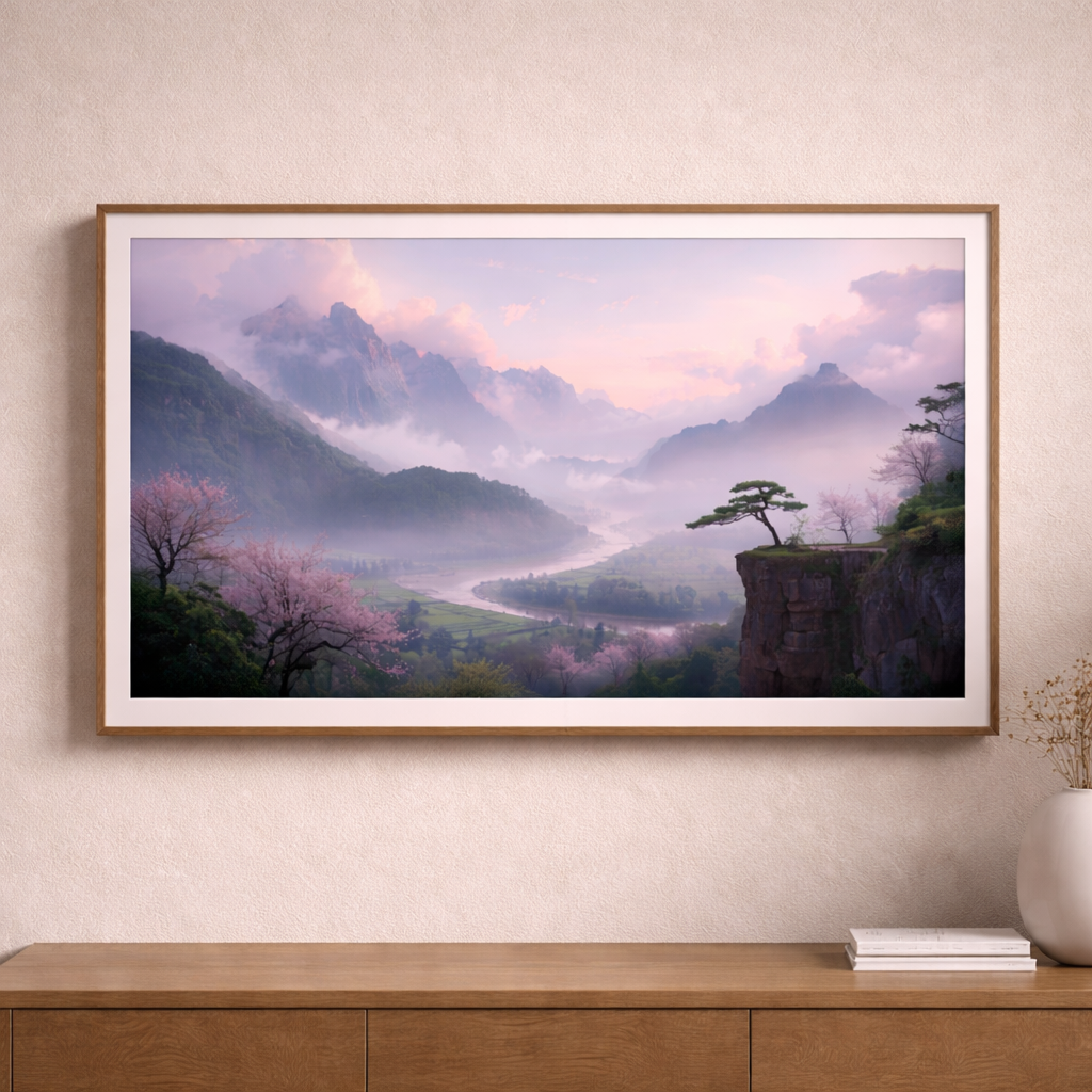 Whispers of the Mist Valley | 4K Samsung Frame TV Digital Art