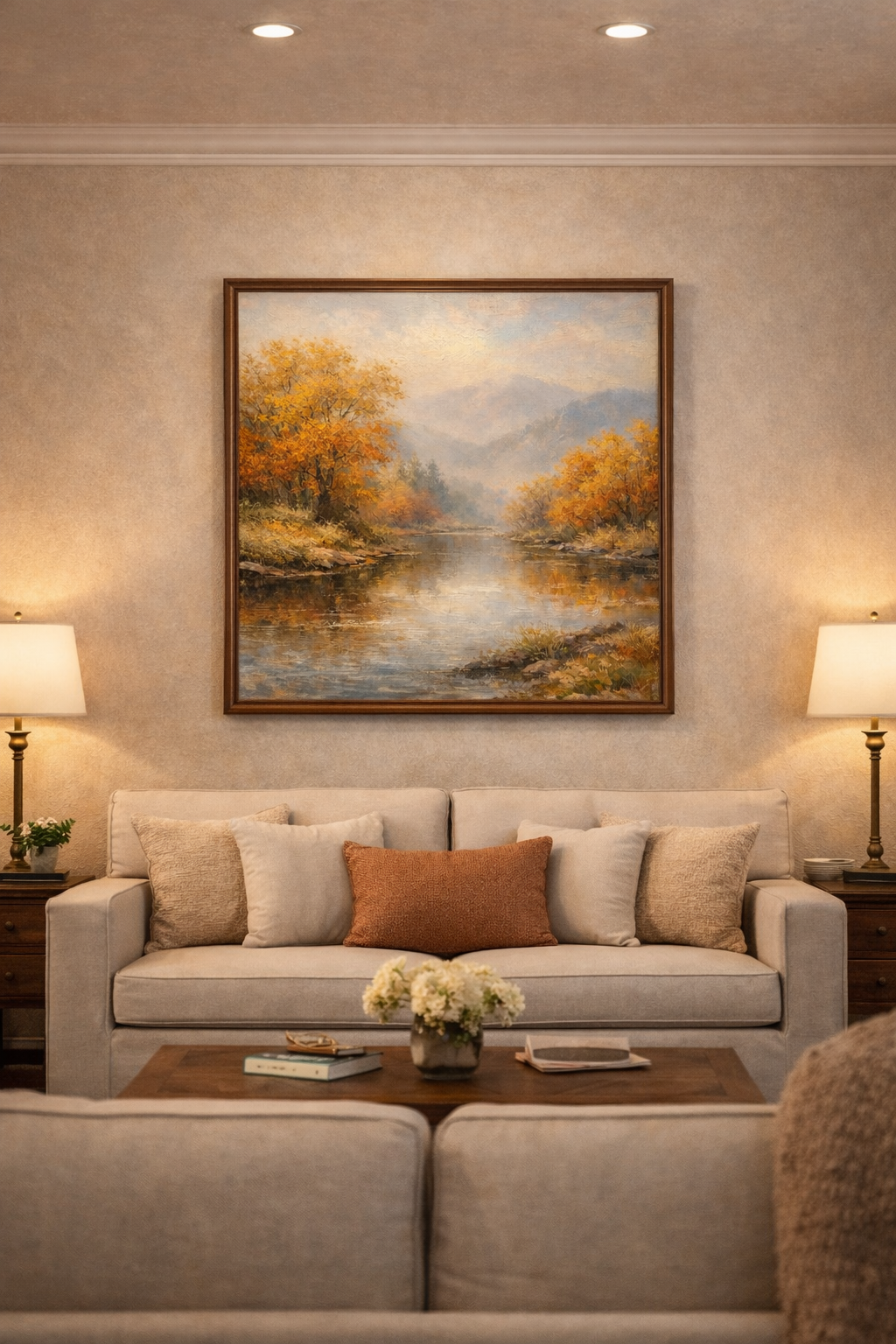 Autumn River Serenity-Sanctuary of Light digital download