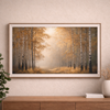 Golden Whisper Path | 4K Samsung Frame TV Digital Art
