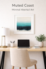 Muted Coast – Minimal Abstract , Neutral Luxury Decor