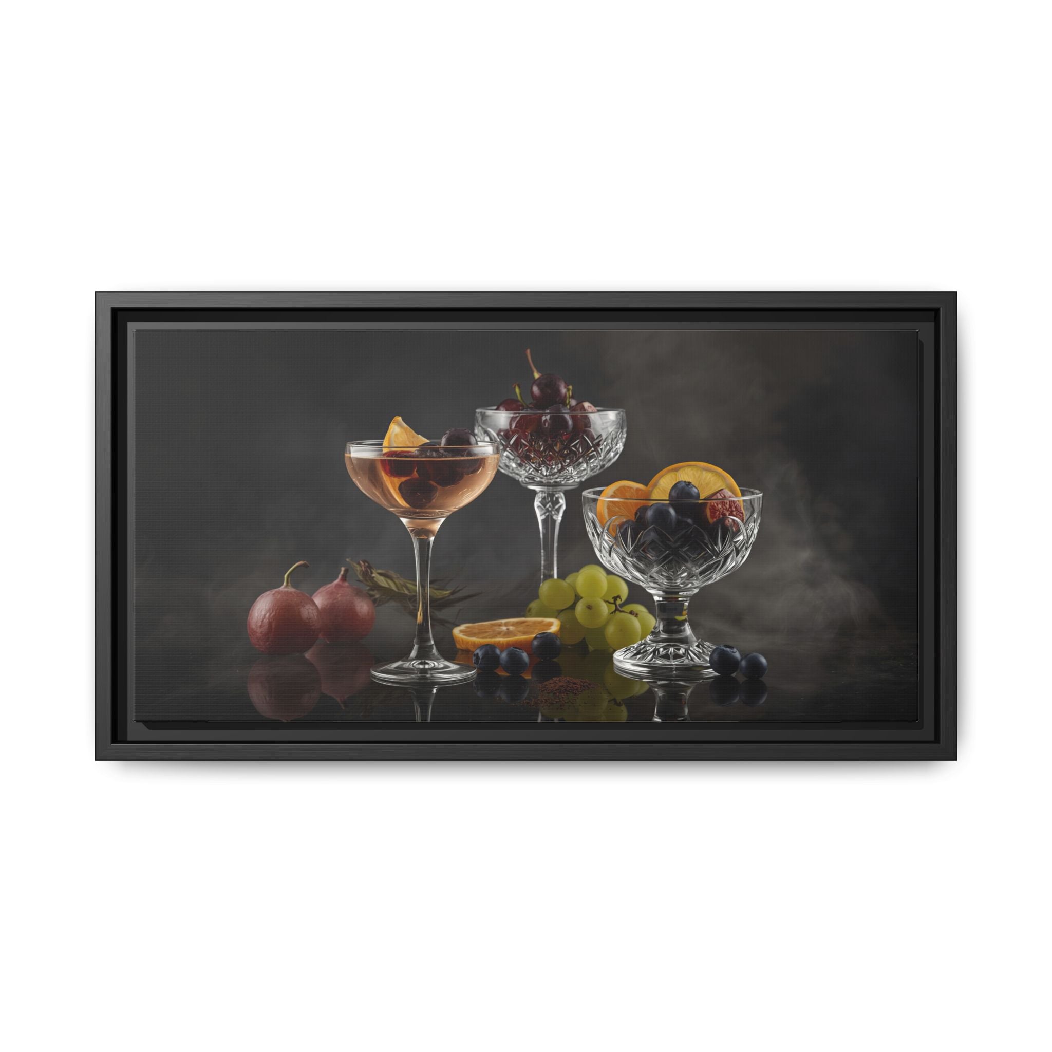 Velvet Evenings  Framed Canvas Art