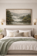 Misty Lake Wall Art Printable –Landscape Digital Download