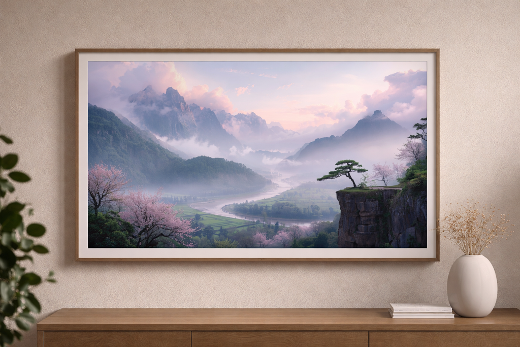 Whispers of the Mist Valley | 4K Samsung Frame TV Digital Art