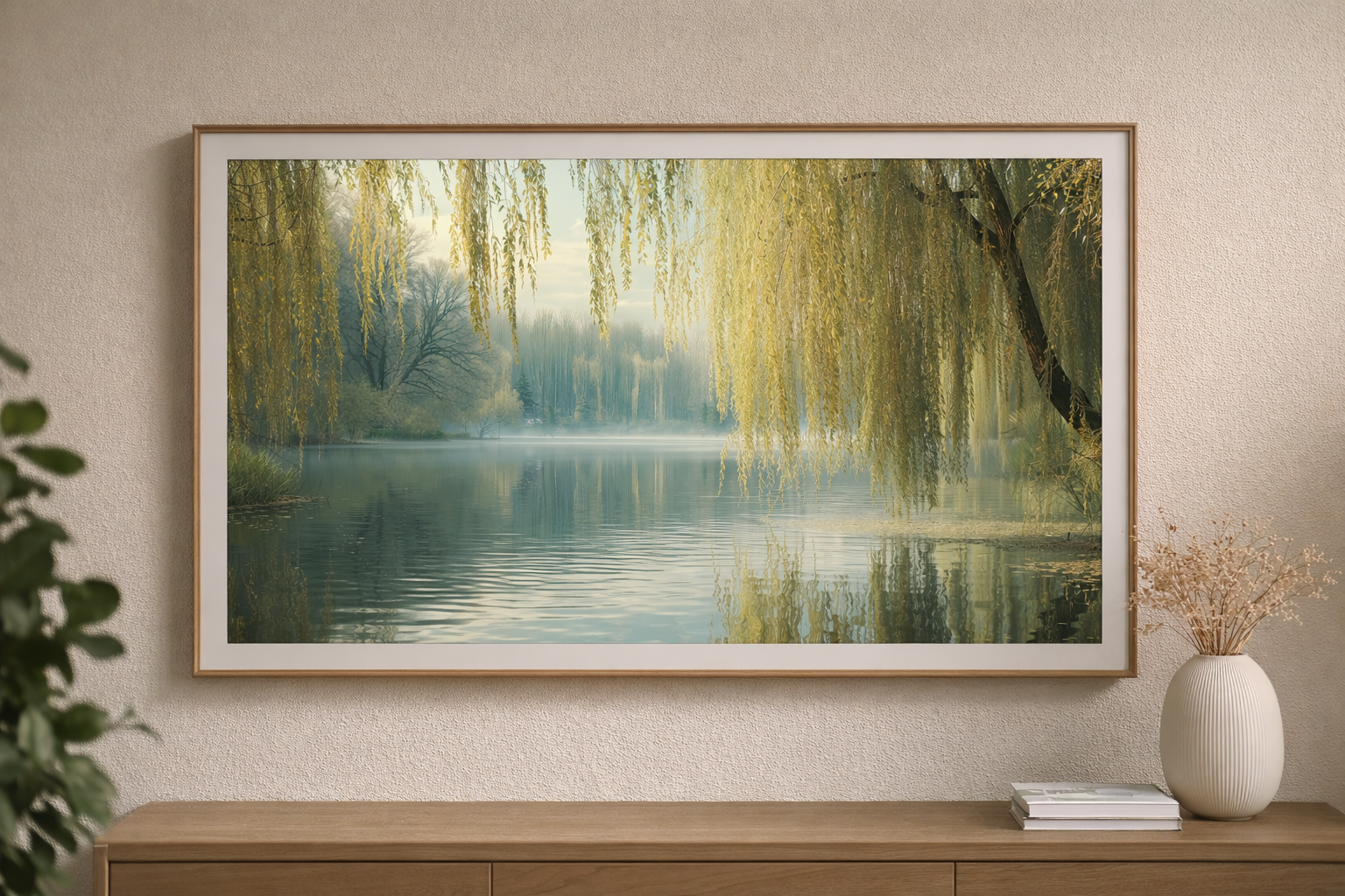 Whispering Willow Sanctuary | 4K Samsung Frame TV Digital Art