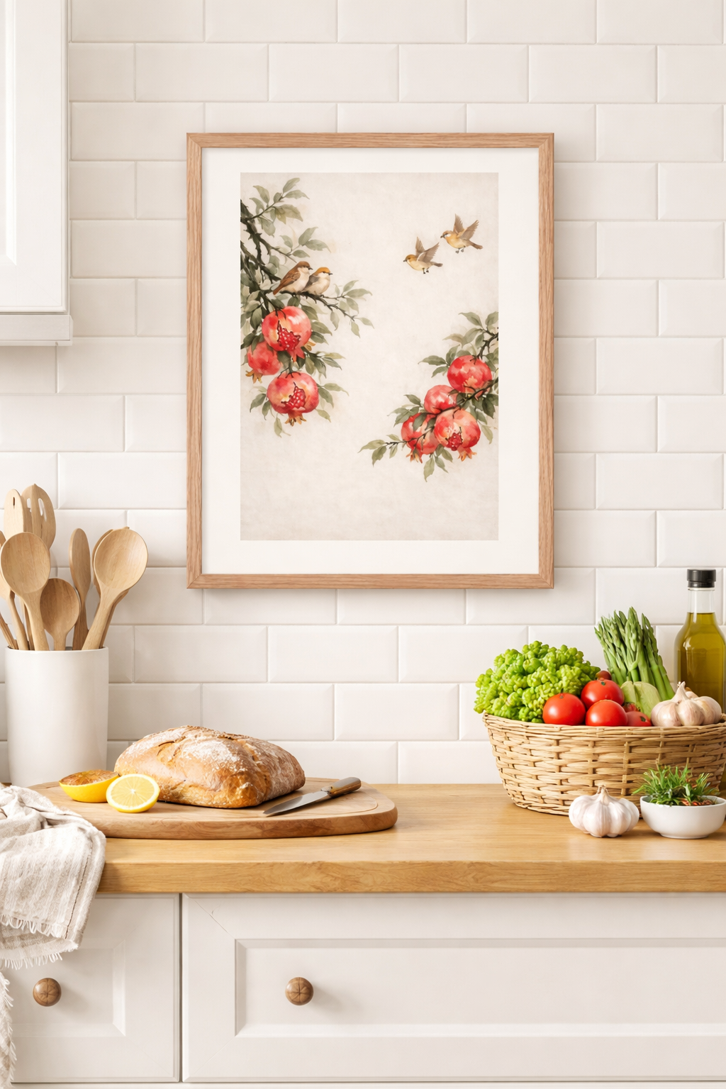 Abundance Garden – Zen Botanical Framed Print