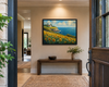 Coastal Sunflower Framed Canvas Art
