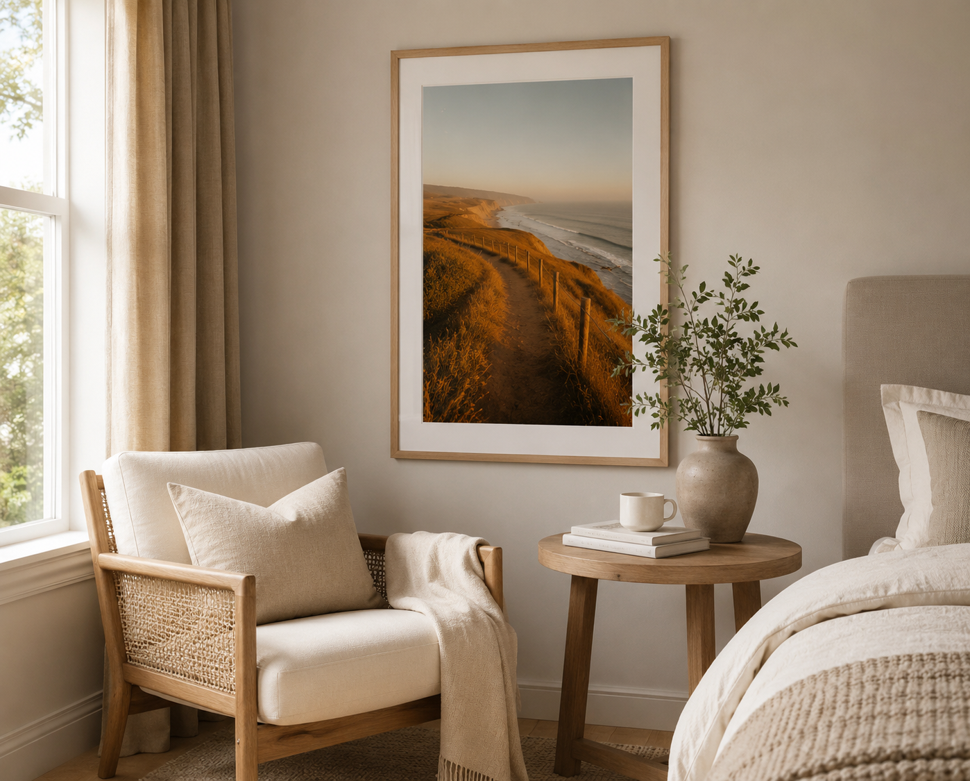 Golden Bluffs of Palos Verdes – Coastal Framed Print