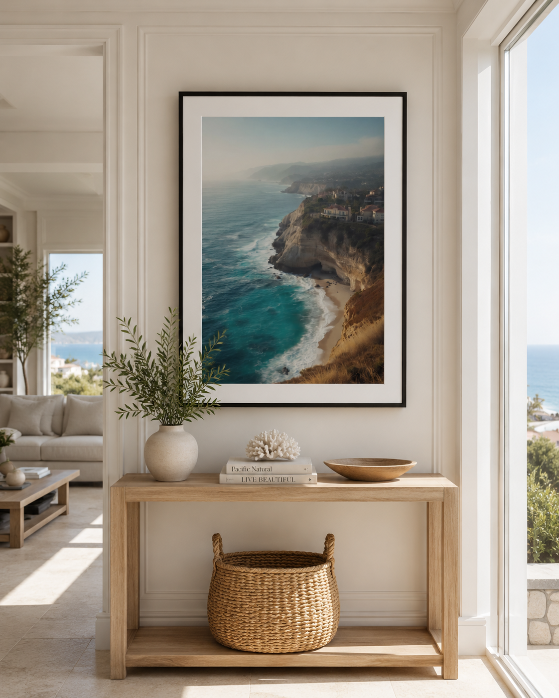 Golden Shores of Palos Verdes – Coastal Framed Print
