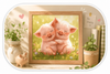 Two Little Joys – Sweet Piglet Framed Wall Art