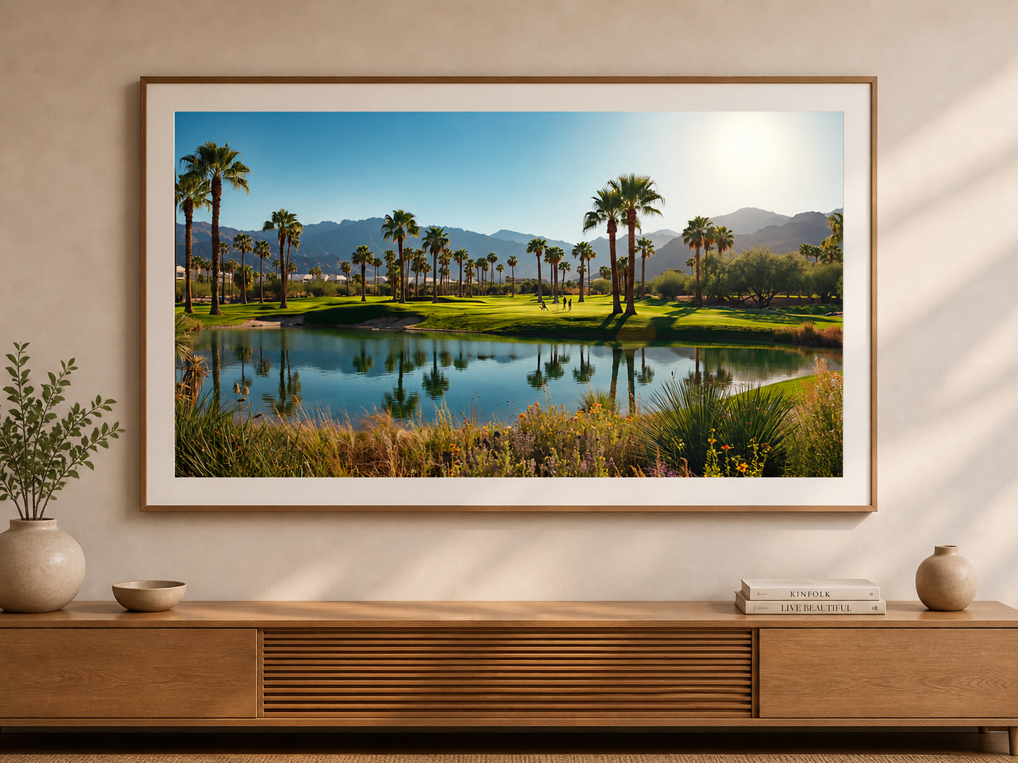 Golden Fairway Collection – Set of 5 – Frame TV Art Bundle (5 Pieces)
