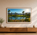 Desert Oasis Fairway | 4K Samsung Frame TV Digital Art