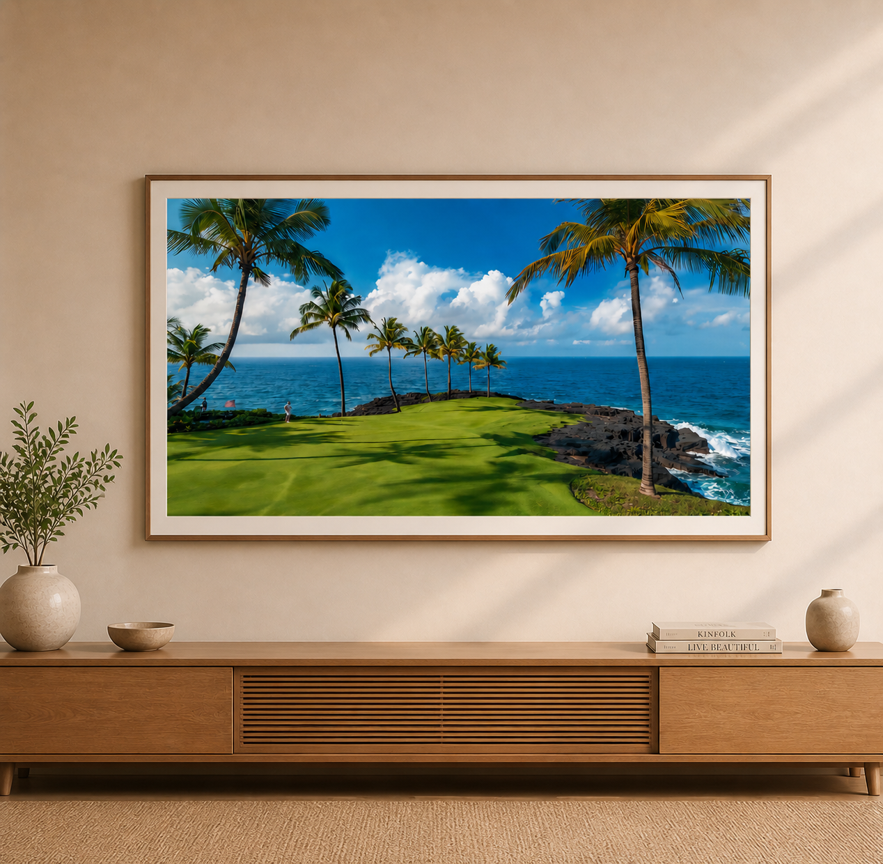 Coastal Paradise Fairway| 4K Samsung Frame TV Digital Art