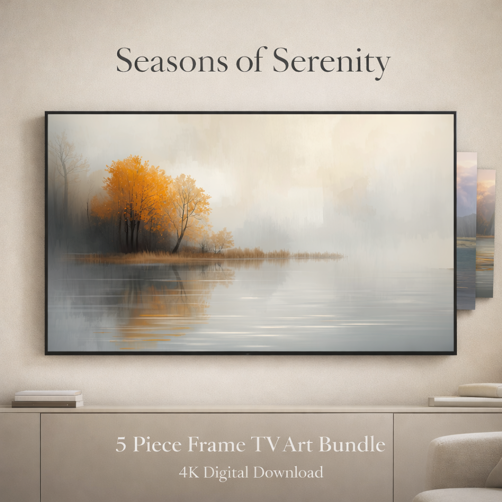 Seasons of Serenity – 5 Piece Frame TV Art Bundle