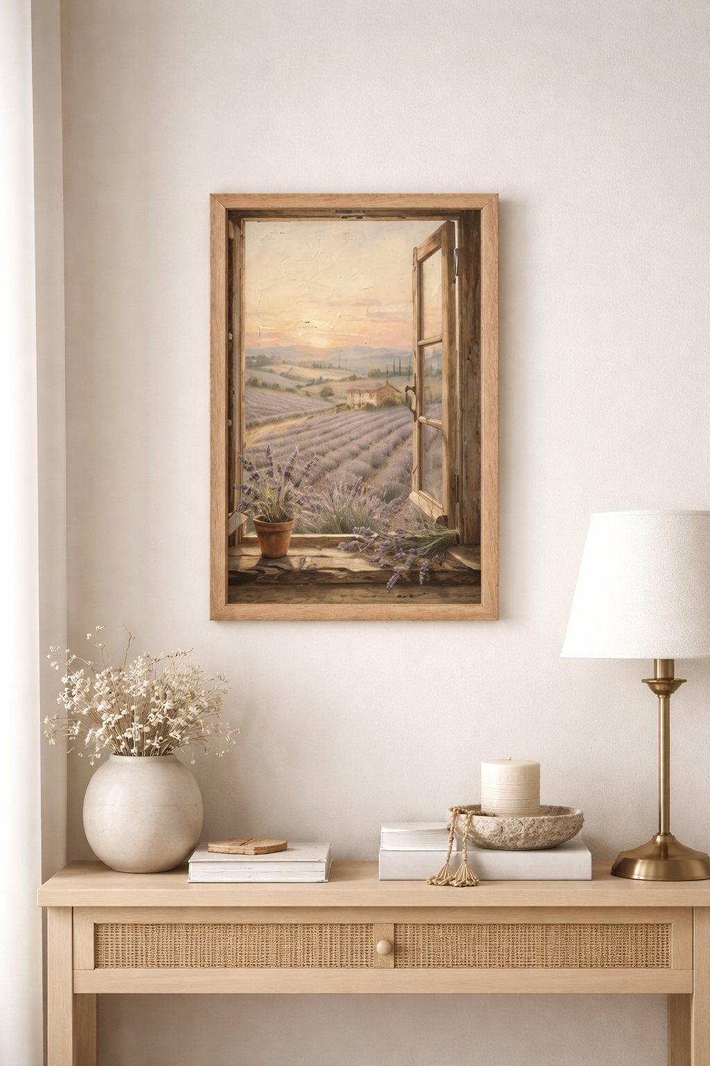 Whispers Beyond the Window – Framed Fine Art