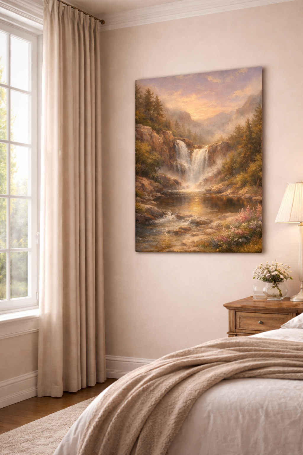 Where Light Meets Water – Luxury Landscape Canvas Wall Art