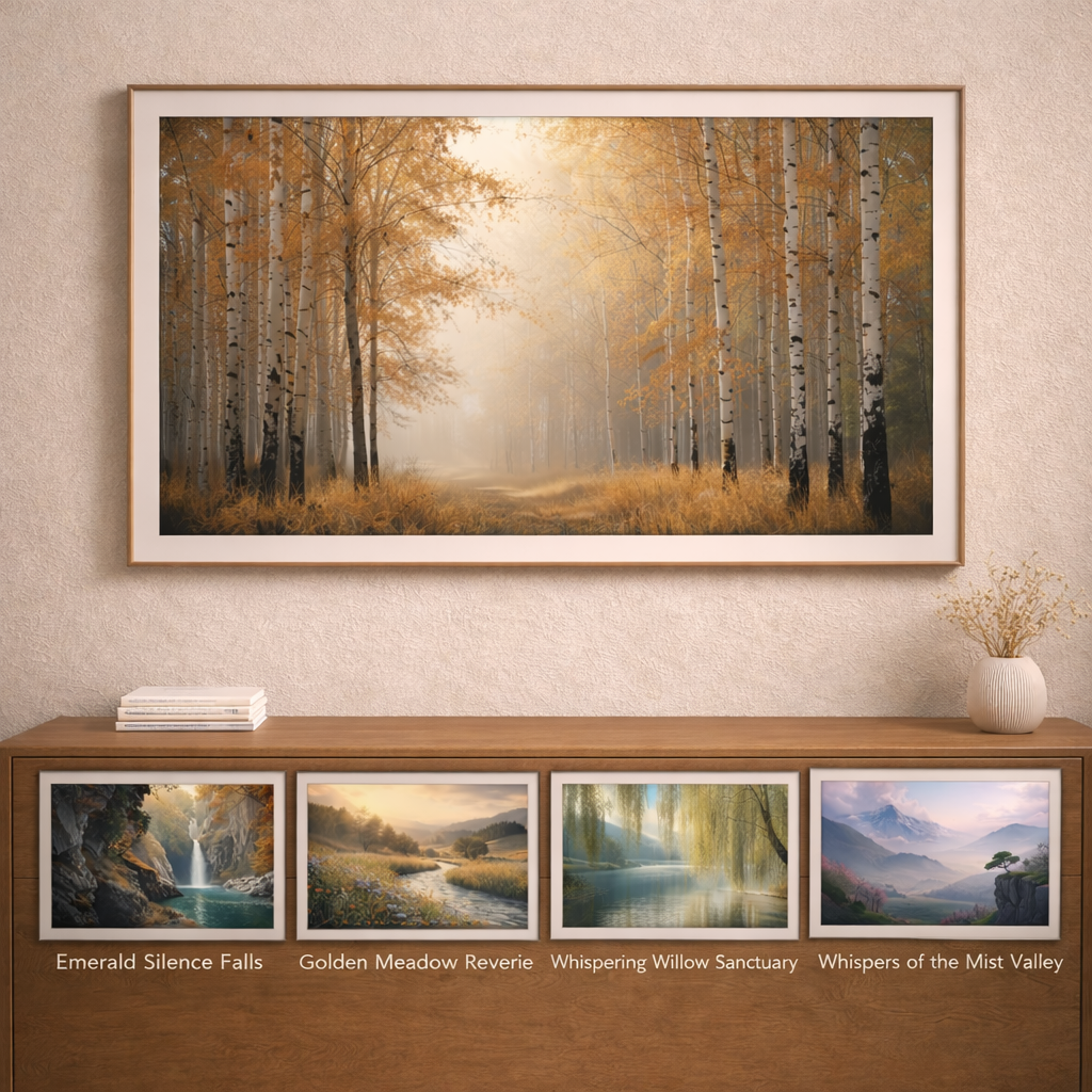 Whispers of Tranquility – Frame TV Art Bundle (5 Pieces)