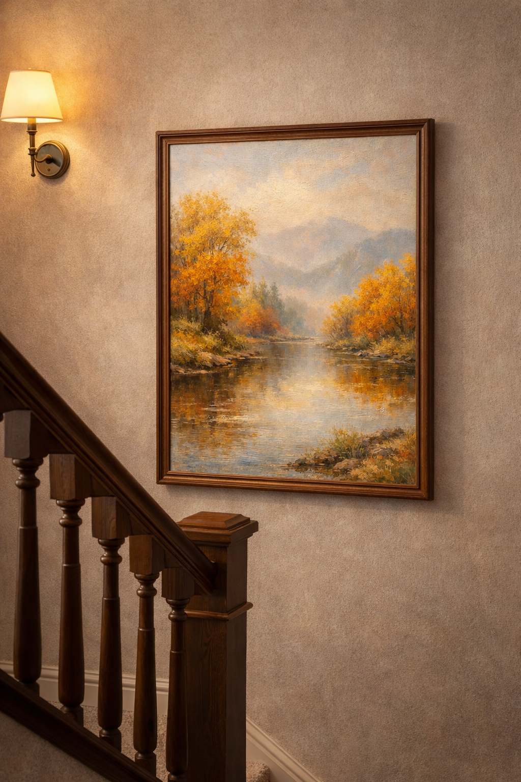 Autumn River Serenity-Sanctuary of Light digital download