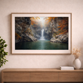 Echoes of the Hidden Falls | 4K Samsung Frame TV Digital Art