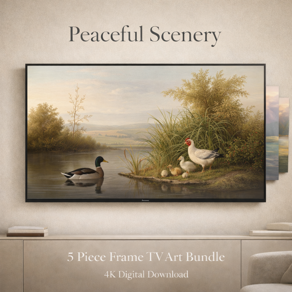 Seasons of Serenity – 5 Piece Frame TV Art Bundle