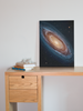 Golden Spiral Galaxy Canvas Art