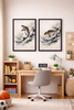 Rising Koi – Breakthrough Energy Framed Print