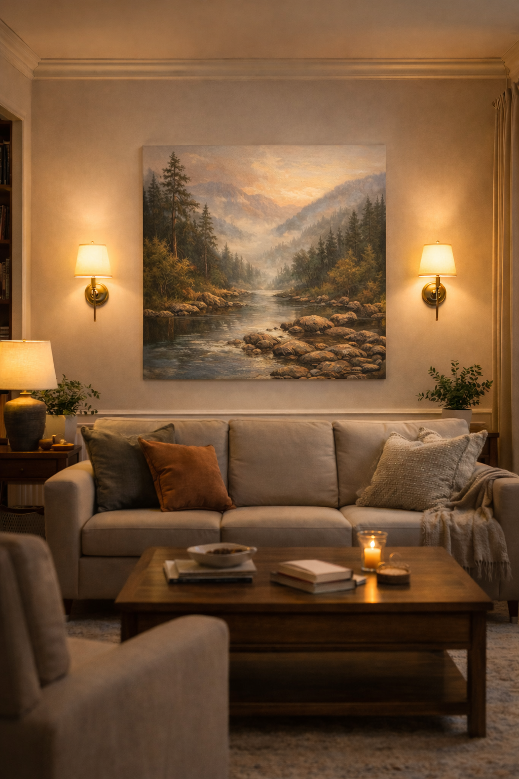 Echoes of Dawn – Premium Gallery Wrapped Canvas Wall Art