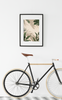 Minimalist Botanical Framed Wall Art, Sage Green Leaf Print, Neutral Modern Decor for Living Room & Bedroom