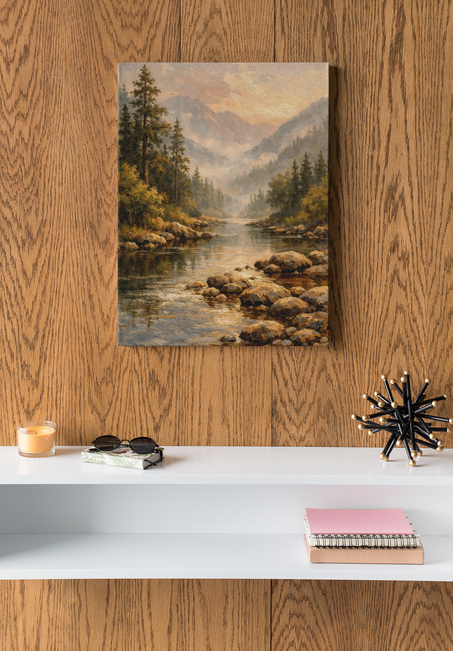 Echoes of Dawn – Premium Gallery Wrapped Canvas Wall Art